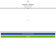 Tablet Screenshot of kingchefplantation.com